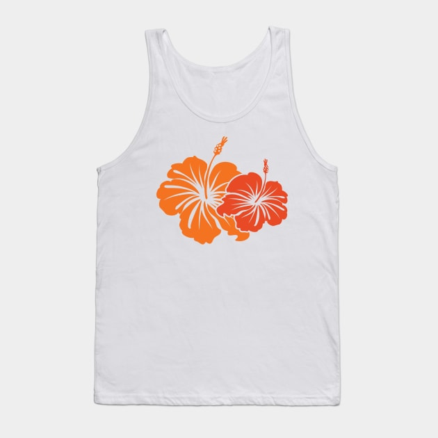 Hibiscus Tank Top by SWON Design